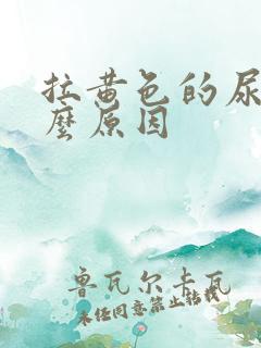 拉黄色的尿是什么原因