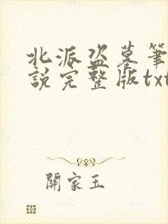 北派盗墓笔记小说完整版txt