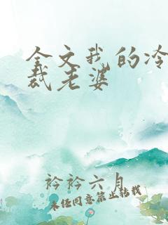 全文我的冷艳总裁老婆