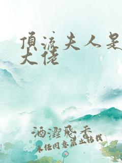 顶流夫人是全能大佬