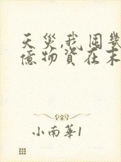 天灾,我囤几十亿物资在末世求生