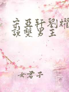 宋亚轩刘耀文小说双男主