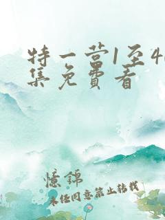 特一营1至40集免费看