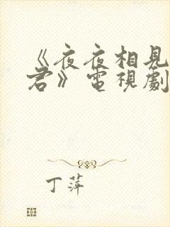 《夜夜相见不识君》电视剧