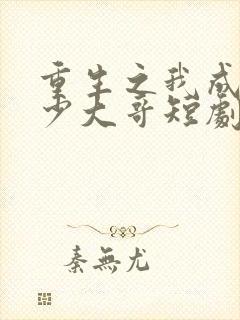 重生之我成了恶少大哥短剧全集