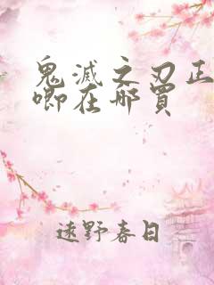 鬼灭之刃正版吧唧在哪买