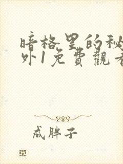 暗格里的秘密番外1免费观看