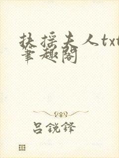 扶摇夫人txt笔趣阁