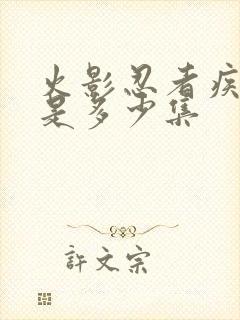 火影忍者疾风传是多少集