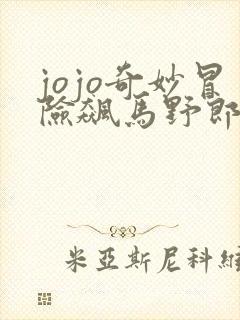 jojo奇妙冒险飙马野郎