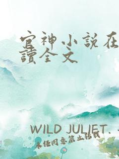 官神小说在线阅读全文