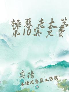 极恶老大第二季第10集免费观看