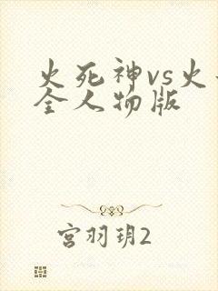 火死神vs火影全人物版