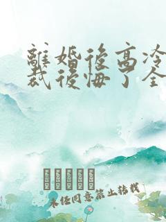 离婚后高冷女总裁后悔了全文阅读