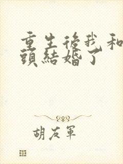 重生后我和死对头结婚了