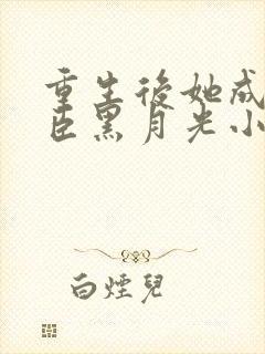 重生后她成了权臣黑月光小说