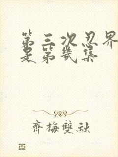 第三次忍界大战是第几集