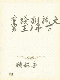 实践训诫文(双男主)年下