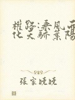 权路:乘风而起化天骄叶阳全文在线阅读