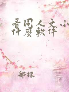 看同人文小说用什么软件