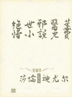 绝世邪医叶凡叶惜小说免费阅读