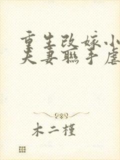 重生改嫁小叔,夫妻联手虐渣