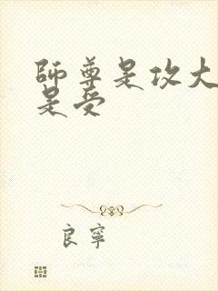 师尊是攻大师兄是受