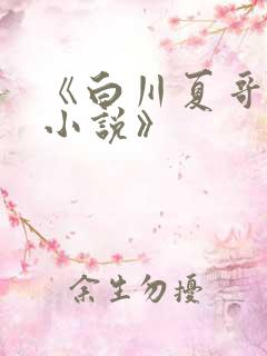 《白川夏哥布林小说》