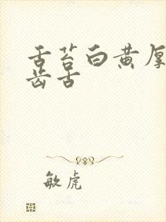 舌苔白黄厚腻锯齿舌