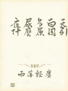 夜尿多白天少是什么原因引起