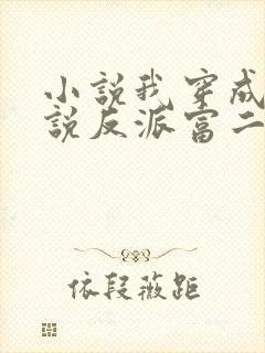 小说我穿成了小说反派富二代