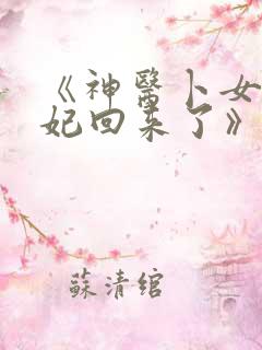 《神医卜女:王妃回来了》