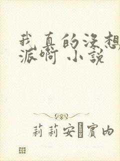 我真的没想当反派啊 小说