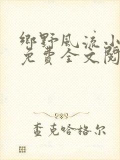 乡野风流小神医免费全文阅读