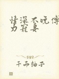 情深不晚傅少实力宠妻