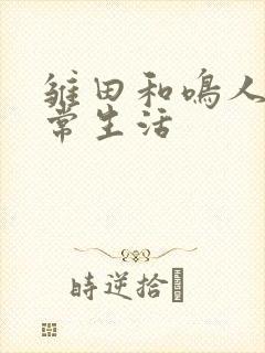 雏田和鸣人的日常生活