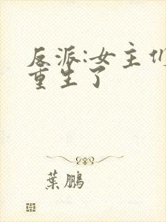 反派:女主们都重生了