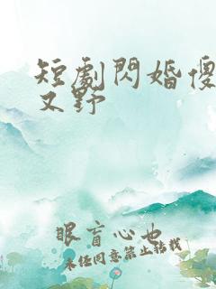 短剧闪婚傻妻甜又野