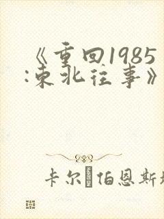 《重回1985:东北往事》短剧在线观看