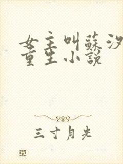 女主叫苏汐月的重生小说