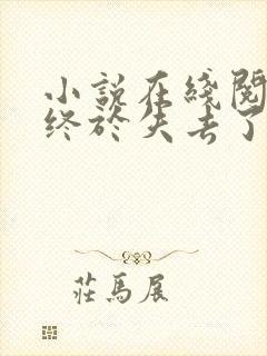 小说在线阅读我终于失去了你