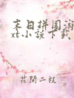 末日拼图游戏txt小说下载