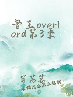 骨王overlord第3季