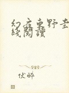 幻夜东野圭吾在线阅读