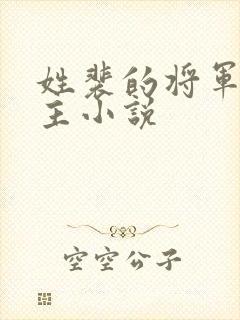 姓裴的将军双男主小说