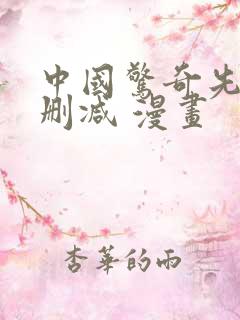 中国惊奇先生无删减 漫画