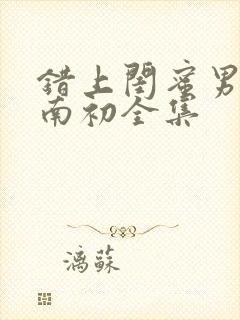 错上闺蜜男友沈南初全集