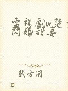 电视剧w楚少的闪婚甜妻