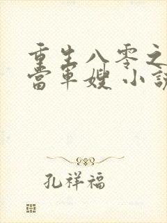 重生八零之我要当军嫂 小说阅读