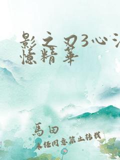 影之刃3心法记忆精华